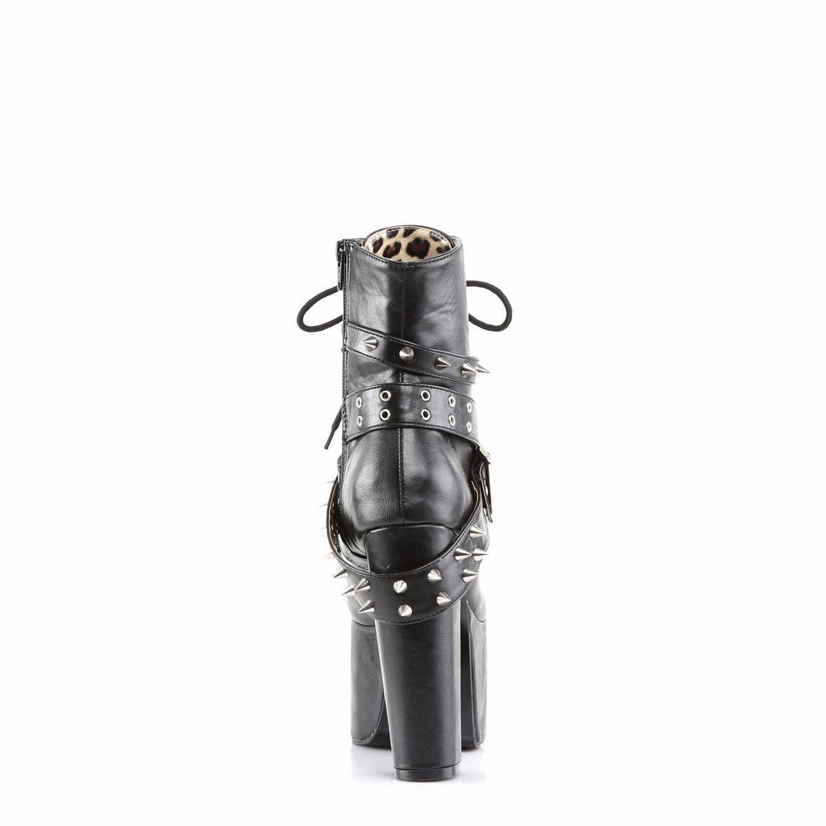 TORMENT-700  Black Vegan Leather