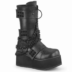 TRASHVILLE-138  Black Vegan Leather