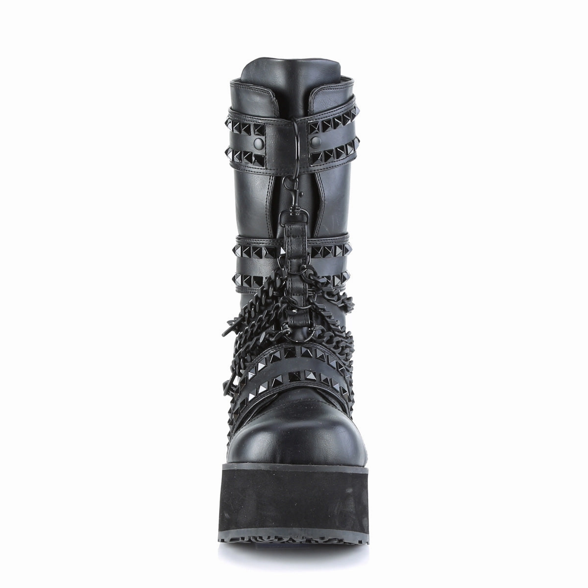 TRASHVILLE-138  Black Vegan Leather