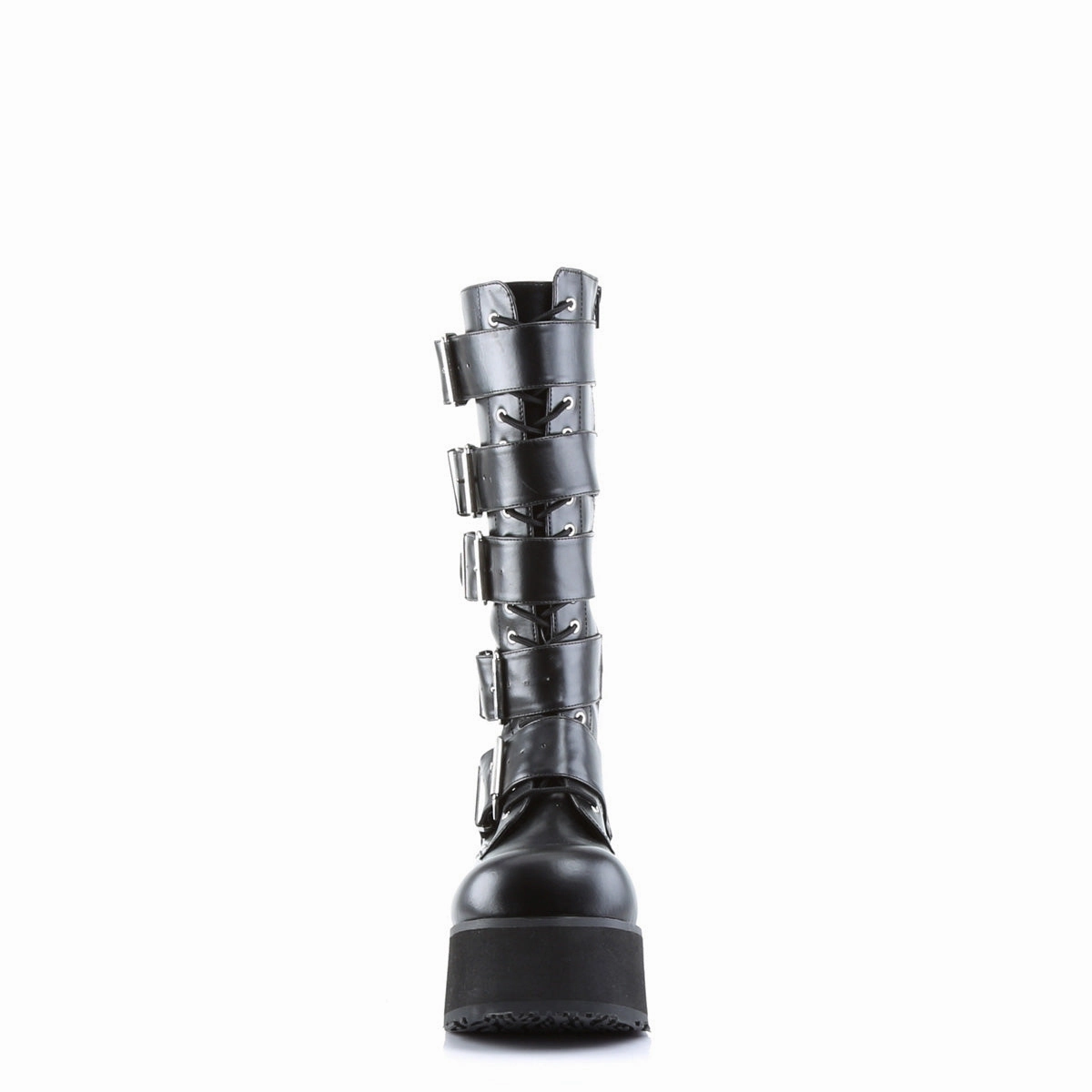 TRASHVILLE-518  Black Vegan Leather