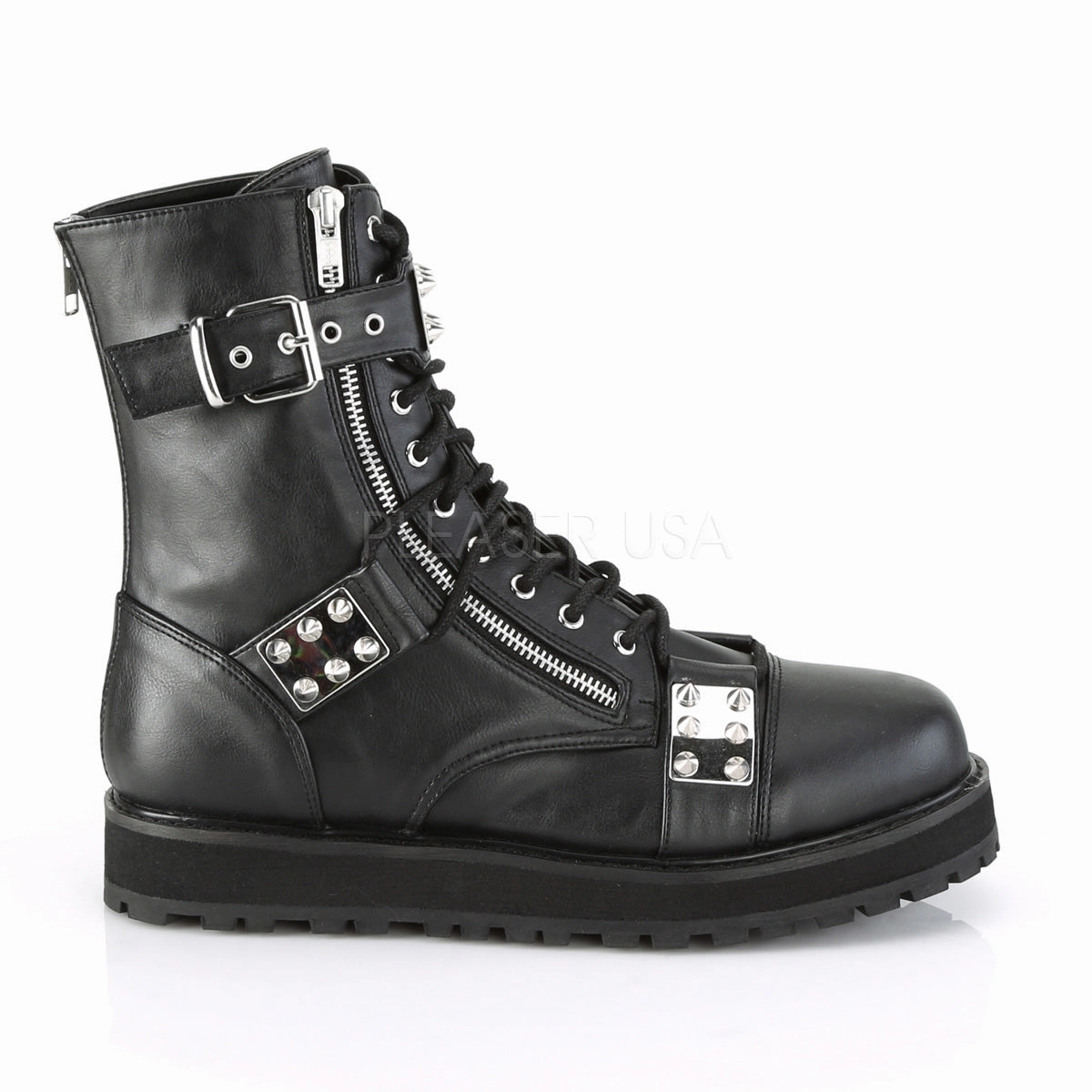 VALOR-280  Black Vegan Leather
