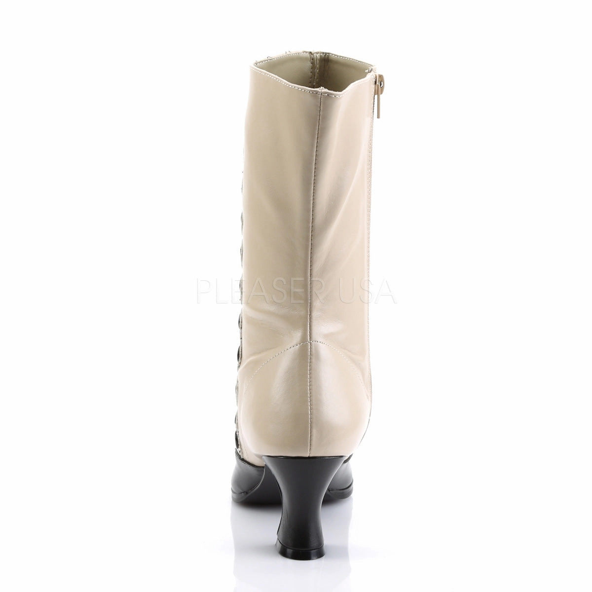 VICTORIAN-123  Cream-Black Pu
