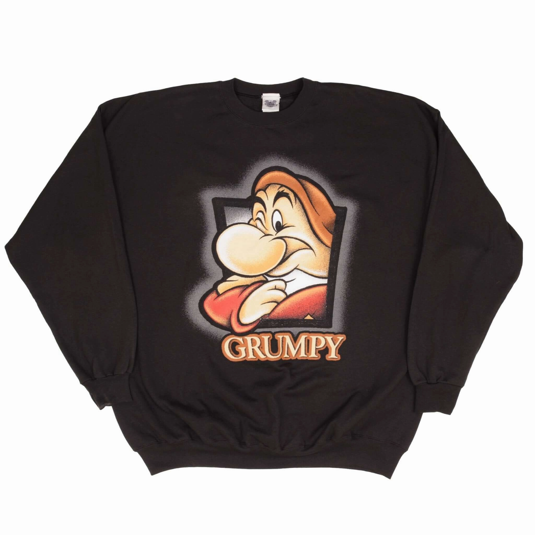 VINTAGE DISNEY GRUMPY SNOW WHITE SWEATSHIRT SIZE 2XL MADE IN USA