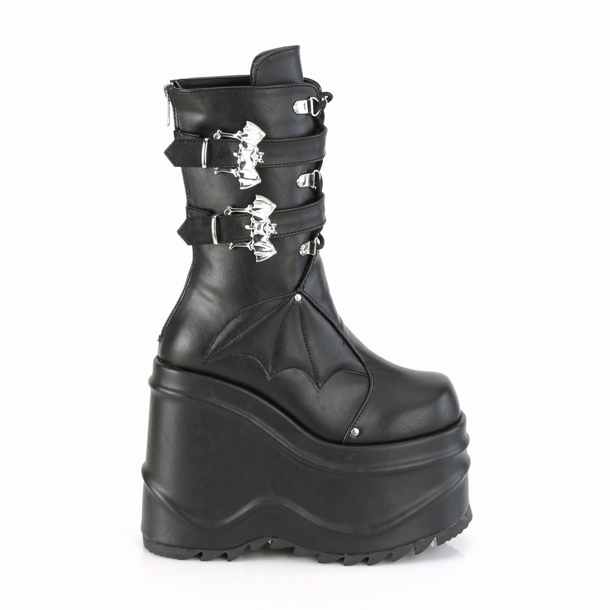 WAVE-150  Black Vegan Leather