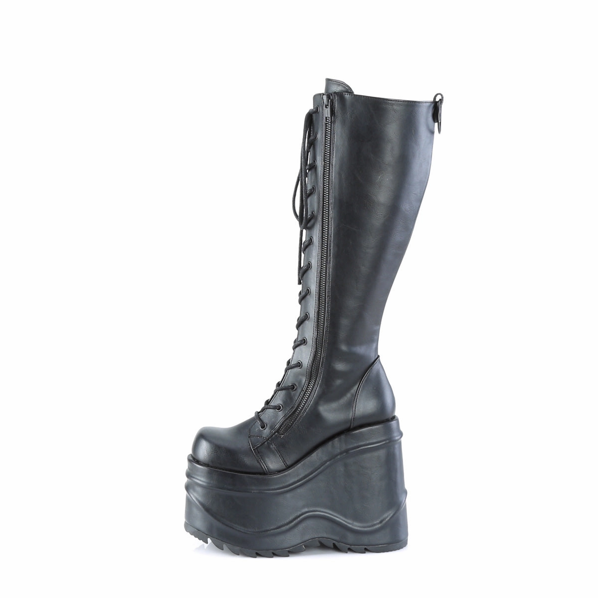 WAVE-200  Black Vegan Leather