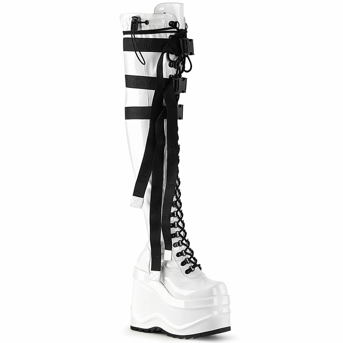 WAVE-315  White Stretch Patent