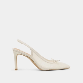 YELA HEELS WHITE TULLE